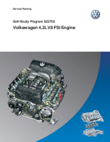 VW - SSP 822703 Volkswagen 4.2L V8 FSI Engine 